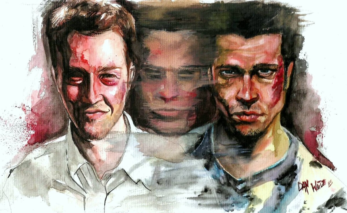 Эдвард Нортон Бойцовский клуб арт