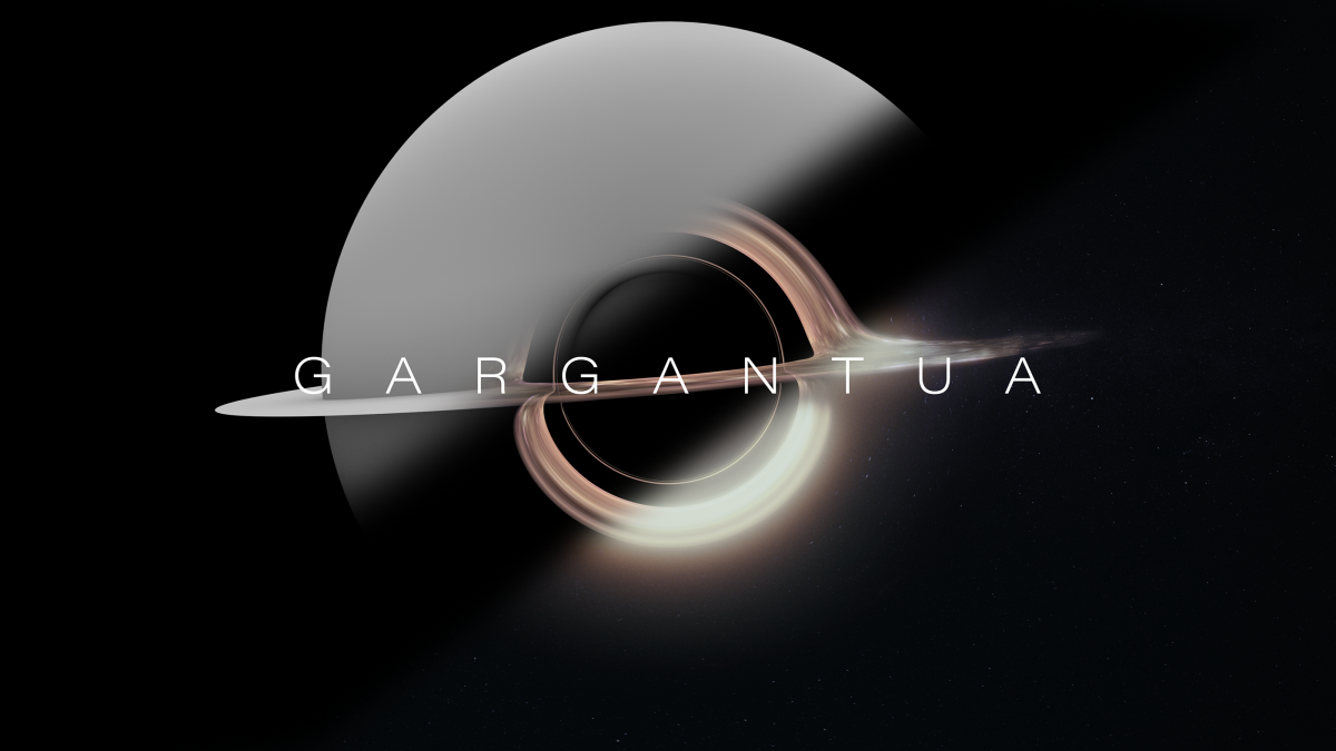 Черная дыра Интерстеллар 4k