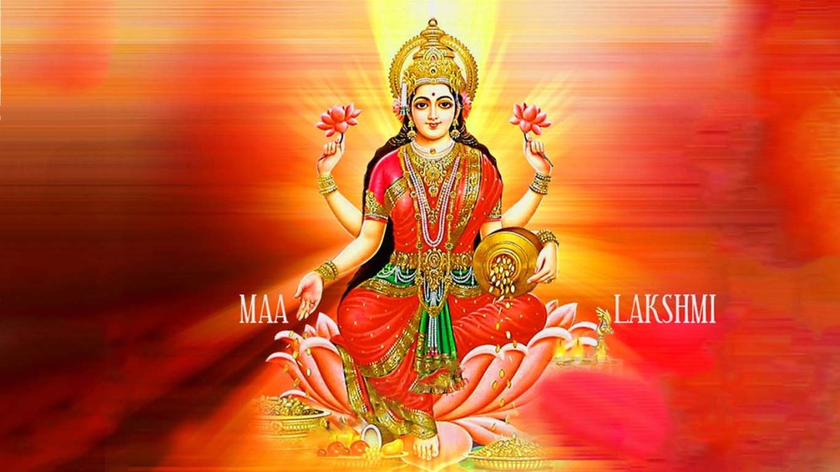 Великая Янтра Шри Лакшми, богиня удачи и процветания.
