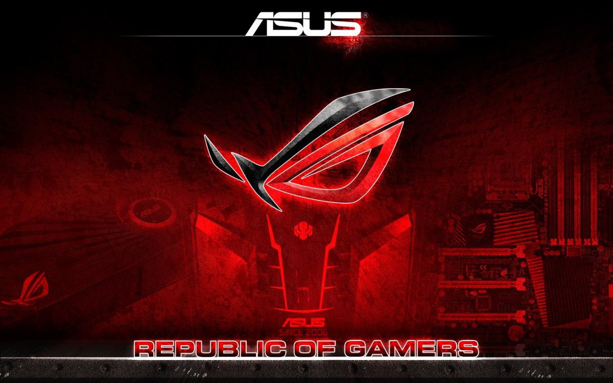 Заставка асус Рог