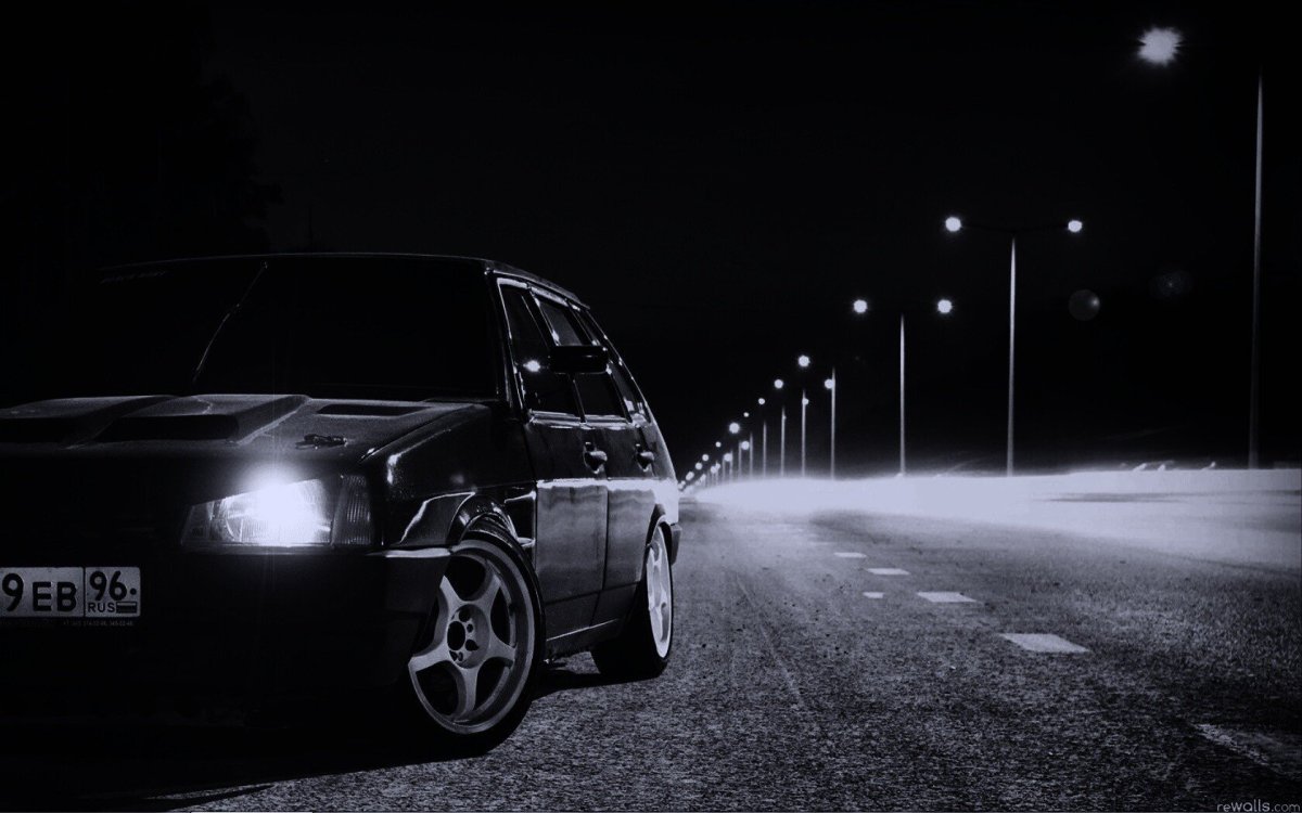 Лада 2114 черная пацанская