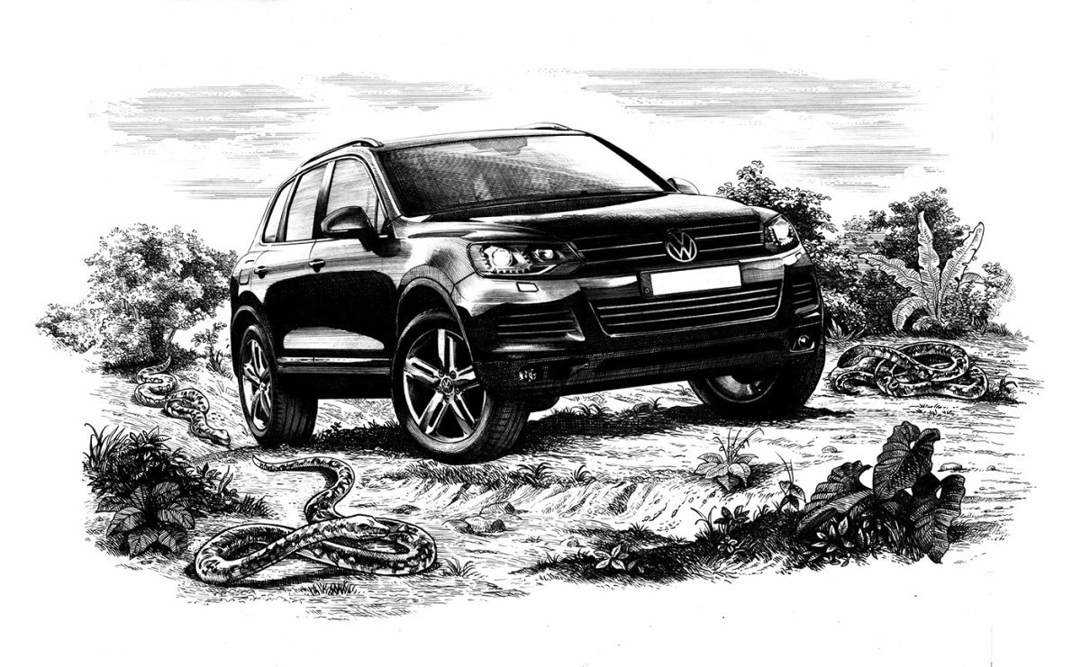 Туарег карандашом