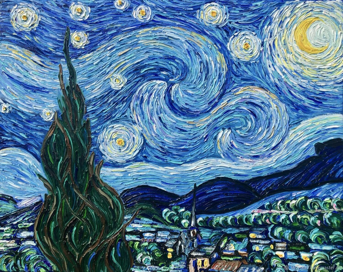 Звездная ночь ван гога. Картина Ван Гога Звездная ночь. Винсент Ван Гог Звёздная ночь оригинал. Картина маслом Ван Гог Звездная ночь. Ван Гог Звездная ночь обои.