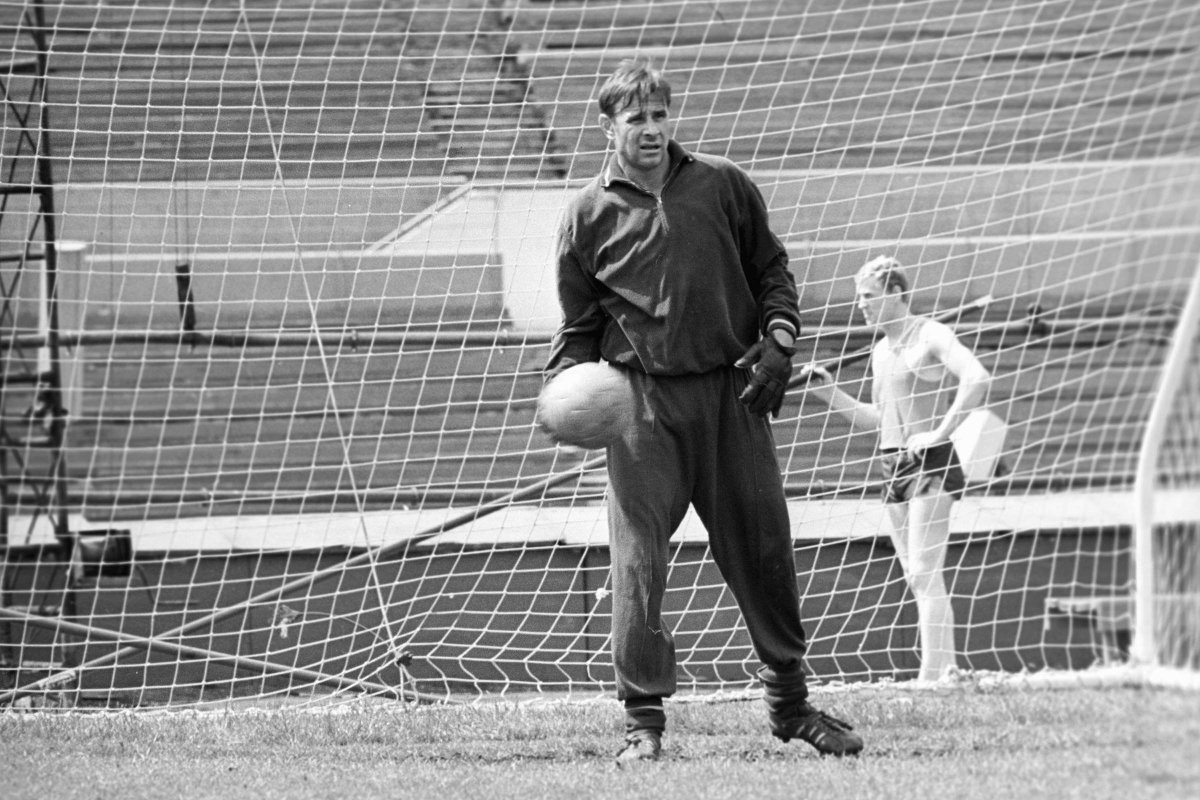 Буффон в прыжке