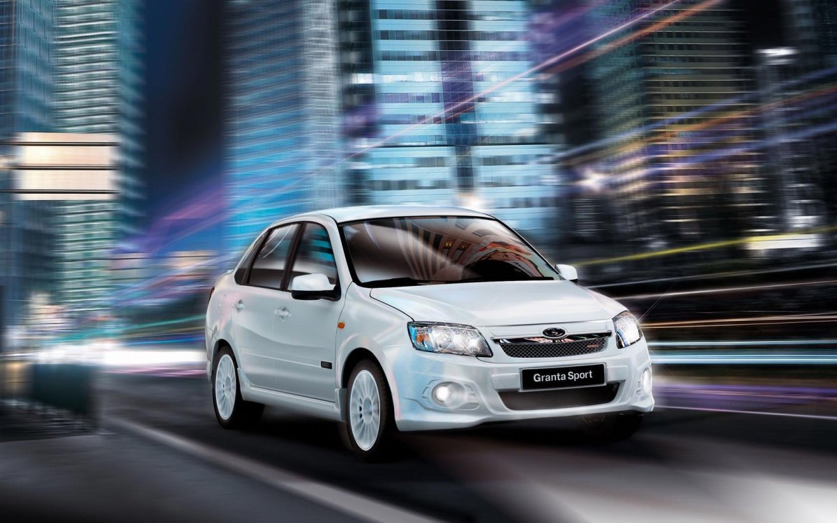 Лада Гранта черная