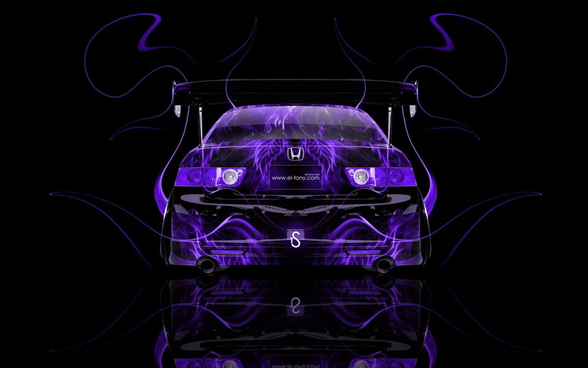 Темные обои Honda