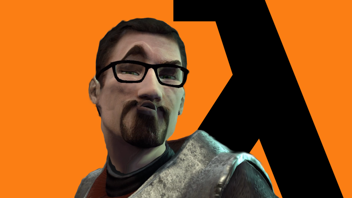 Гордон Фримен в халате учёного