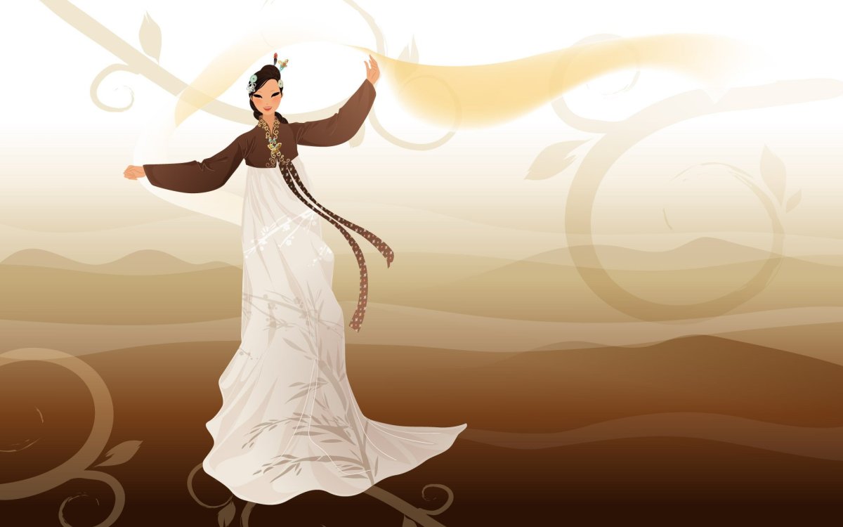 Фон в казахском национальном стиле