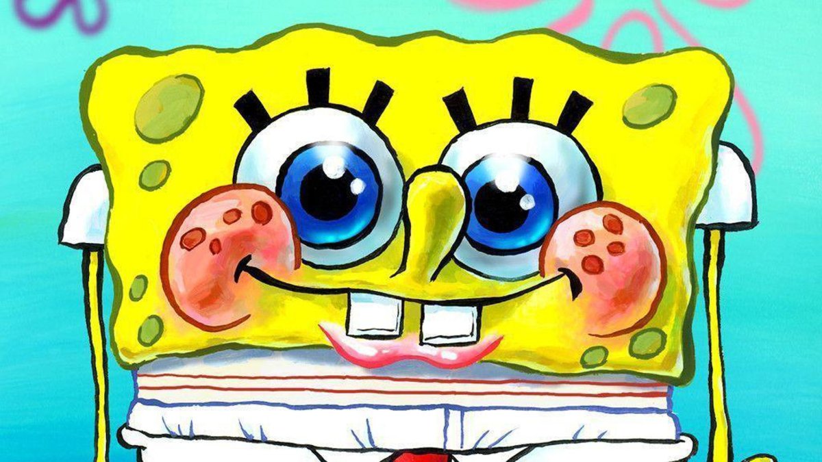Губка Боб с блокнотом
