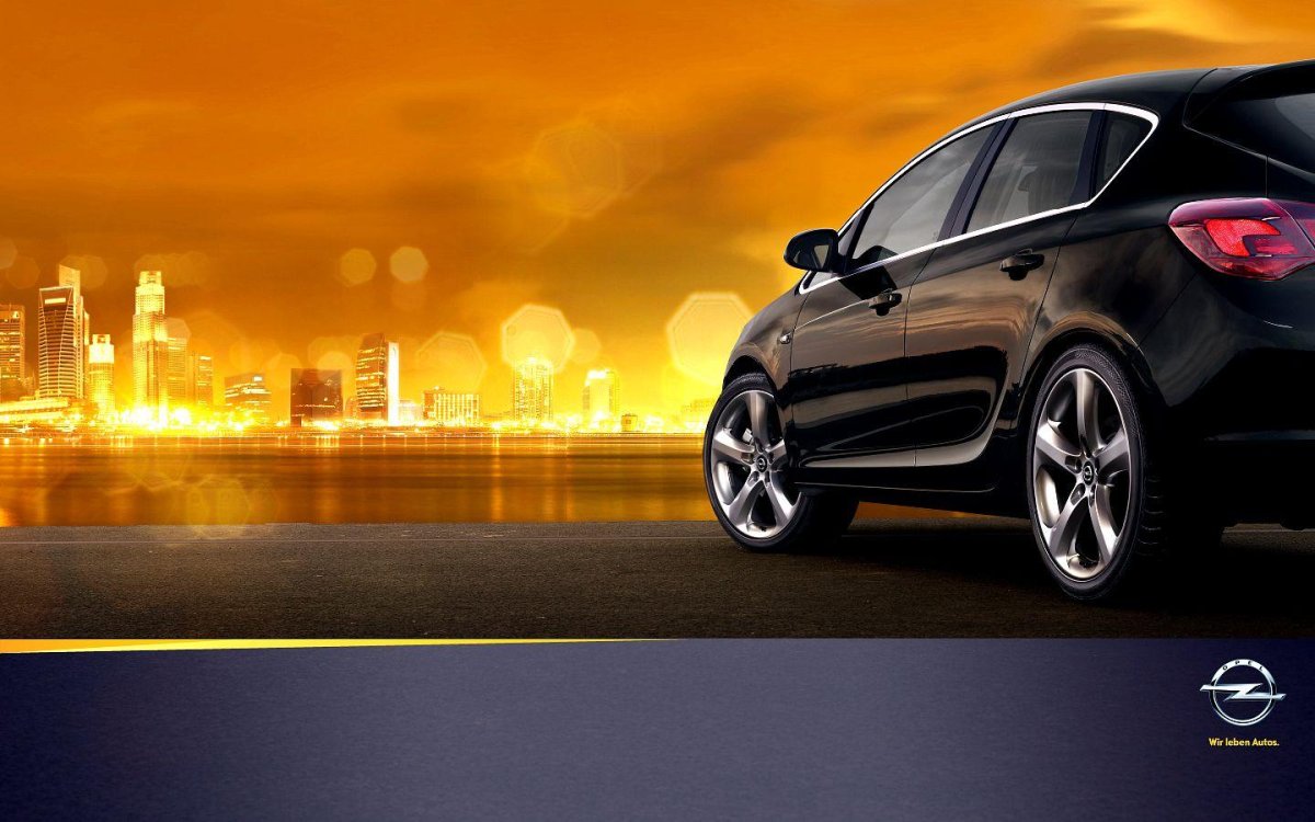 Опель Астра обои