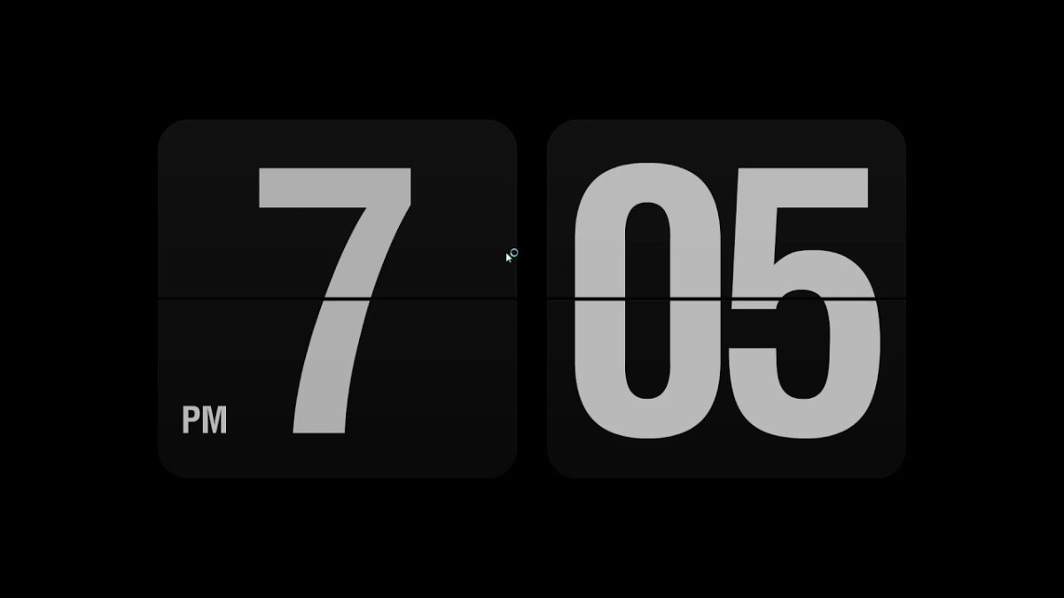 Заставка часы