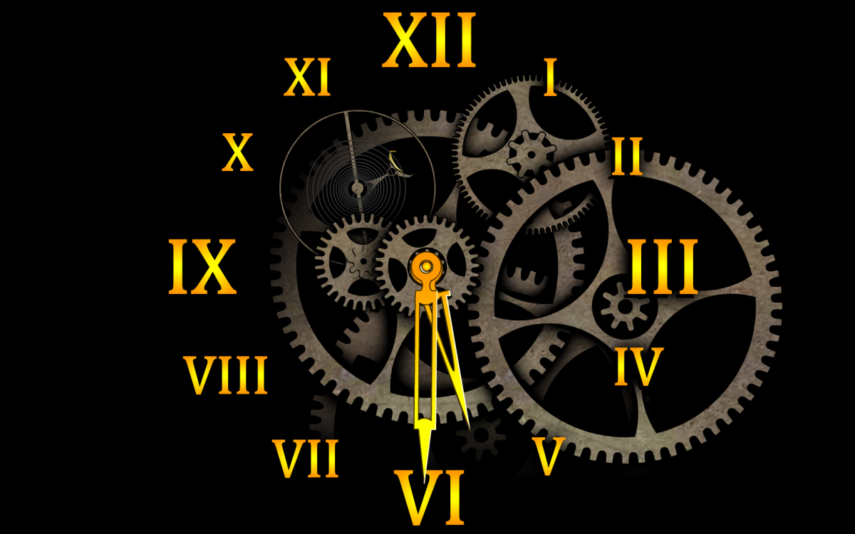 Скринсейвер с часами