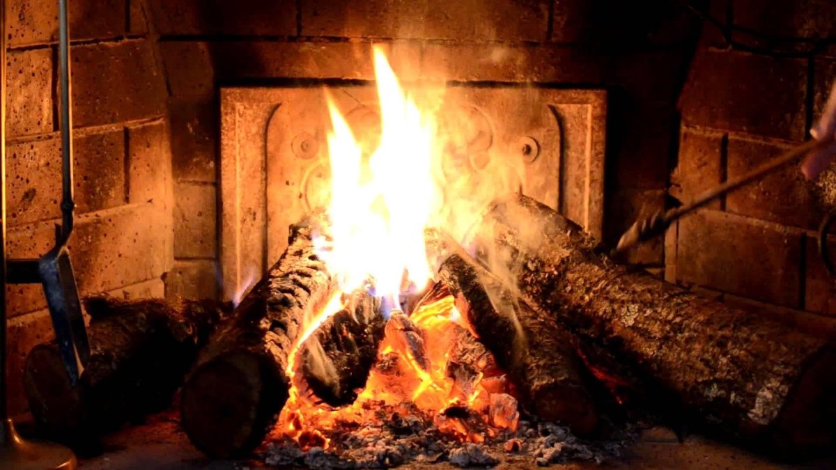 Рождественский камин