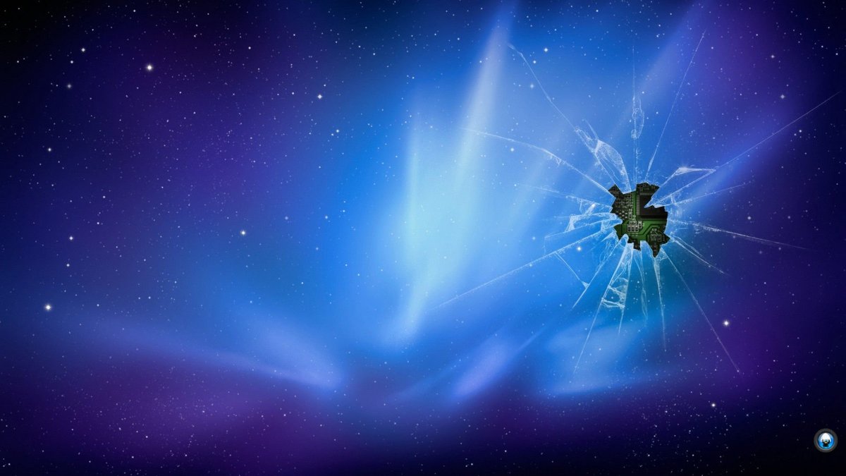 Разбитый монитор