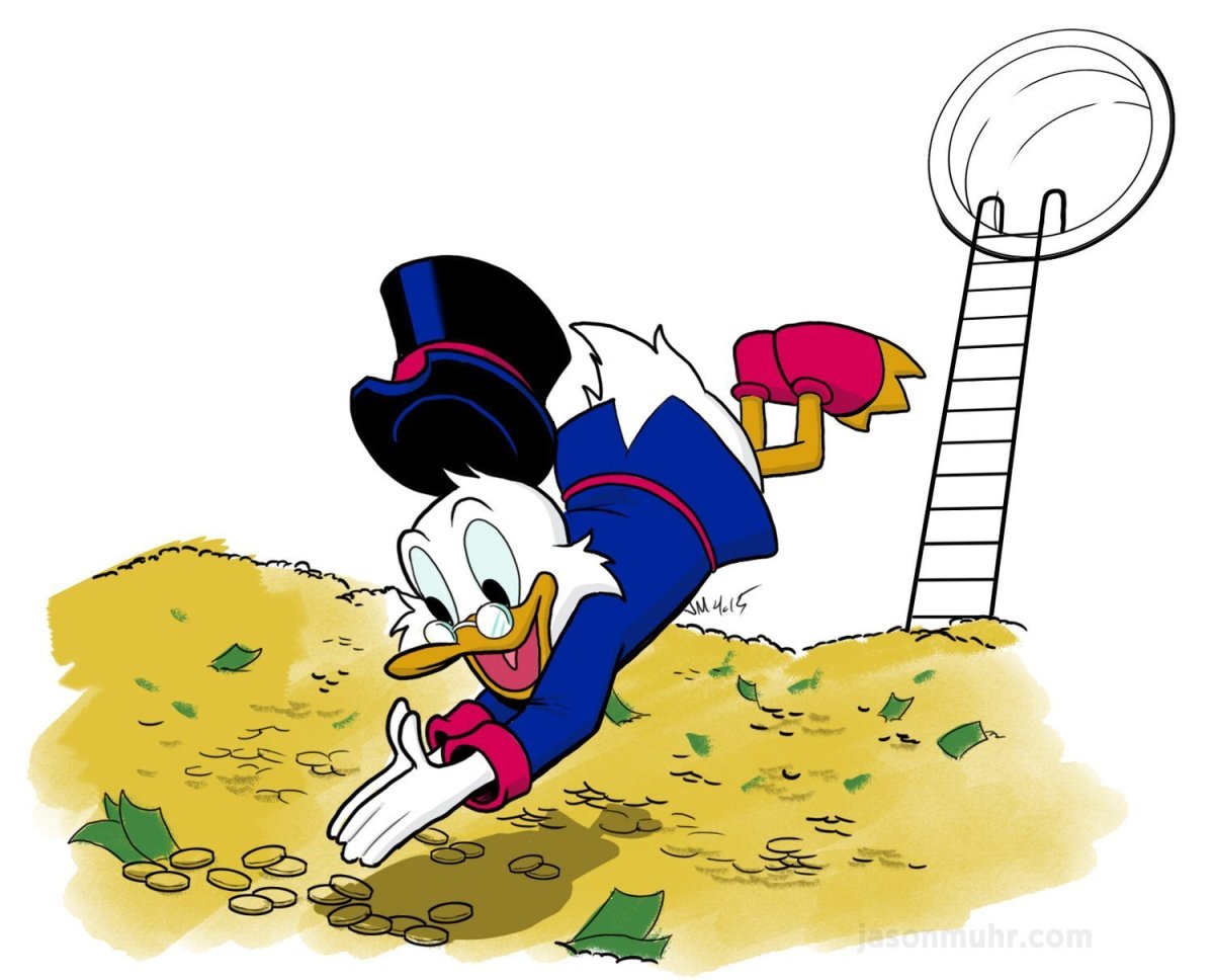 Утиные истории Скрудж макдак и деньги