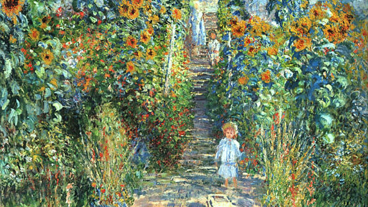 Клод Моне ультрафиолет