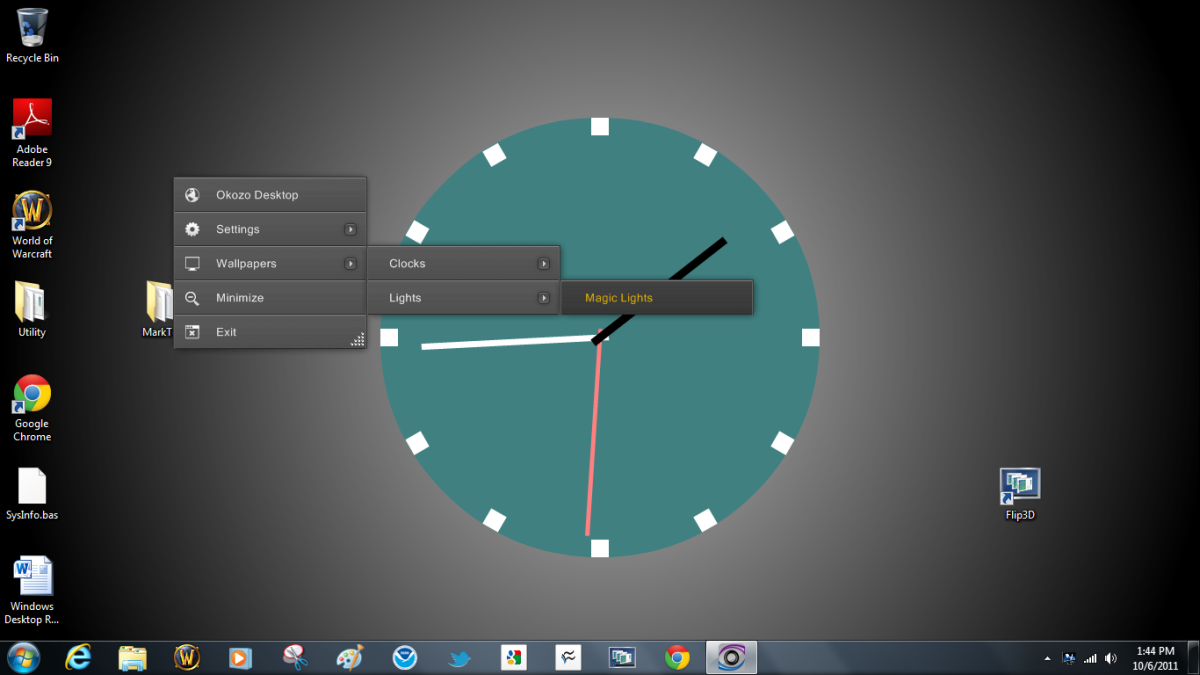Заставка мировые часы