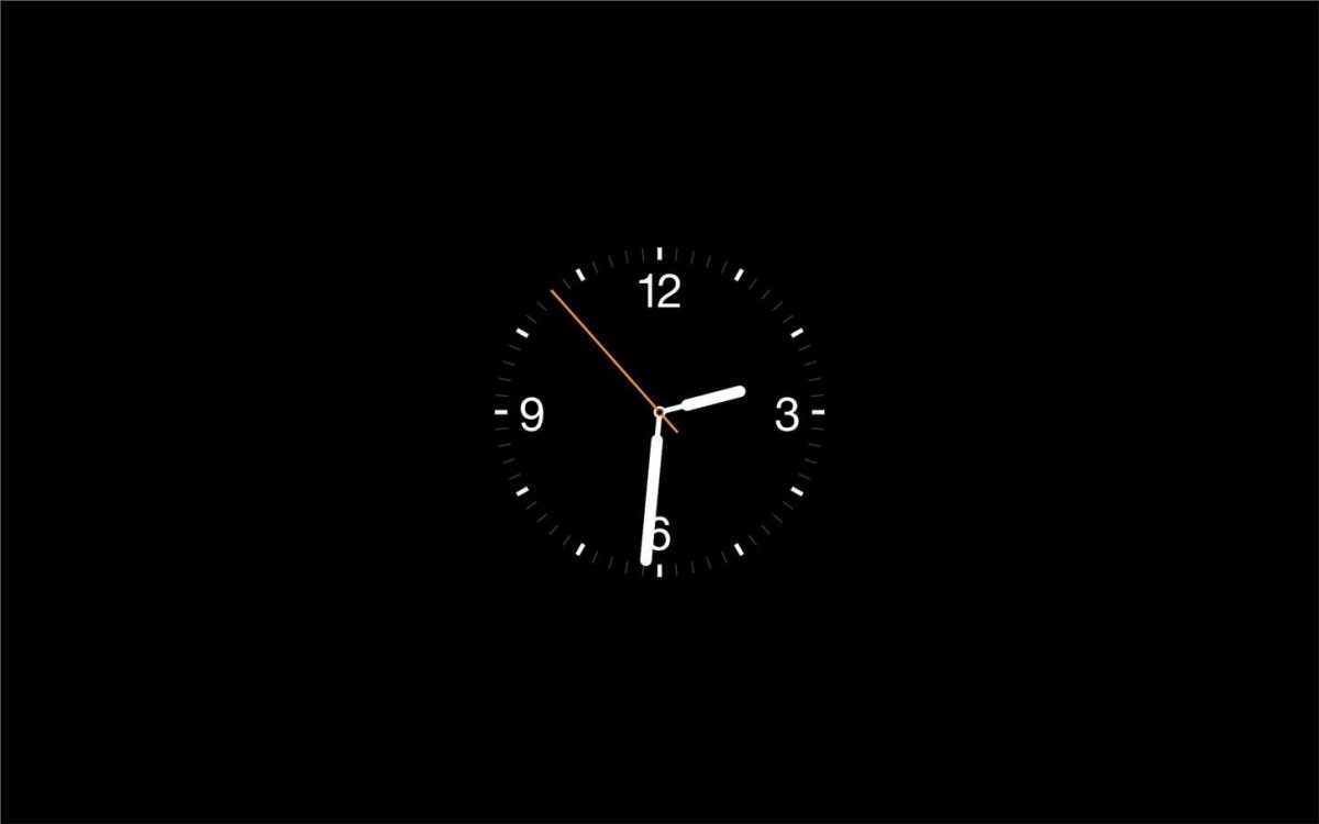 Цифровые часы на экран