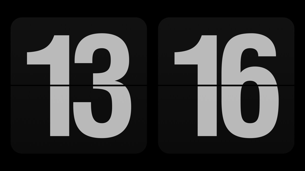 Заставка часы на макбук