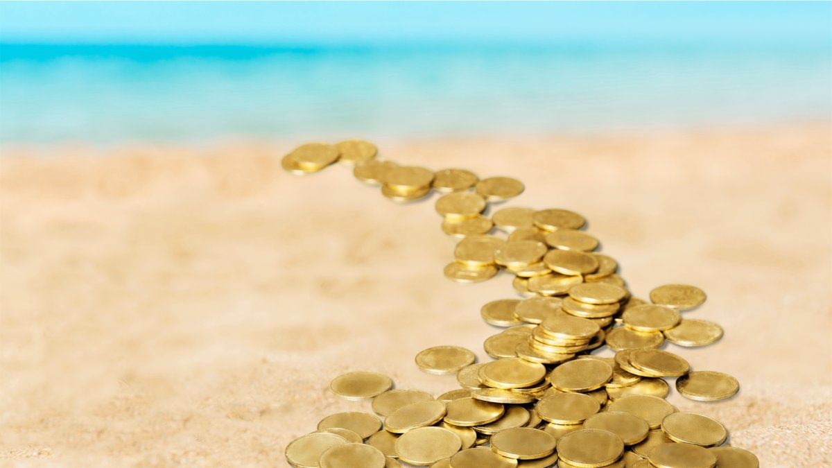 Дорожка из монет