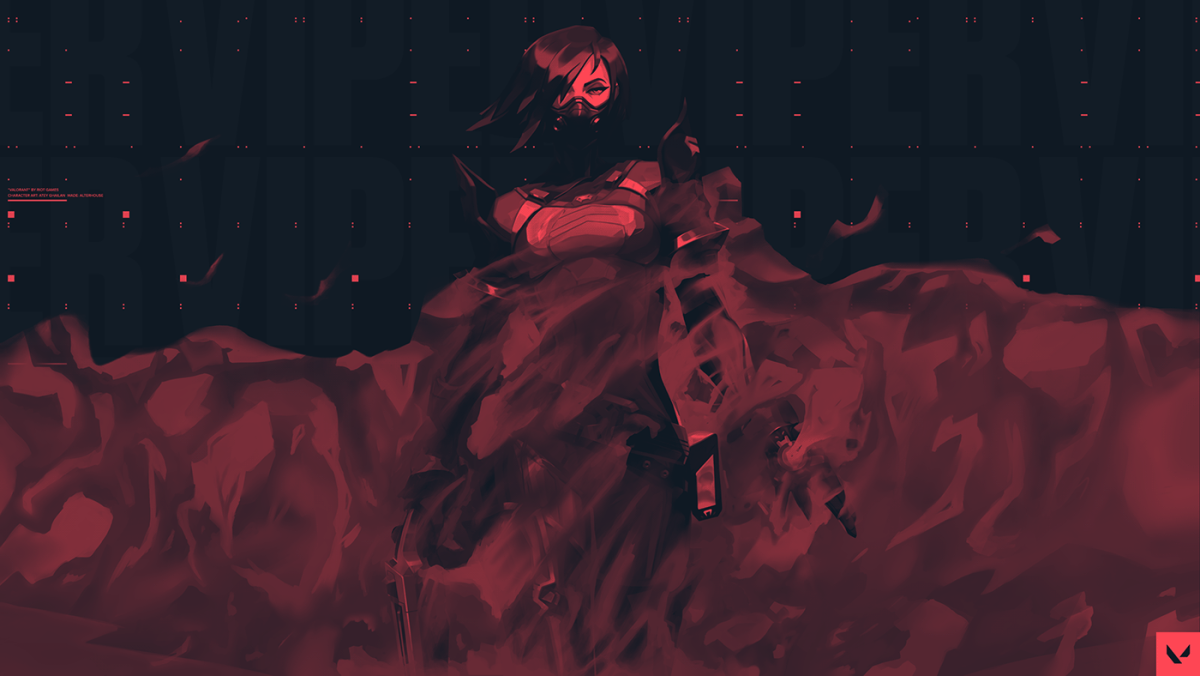 Neon valorant обои