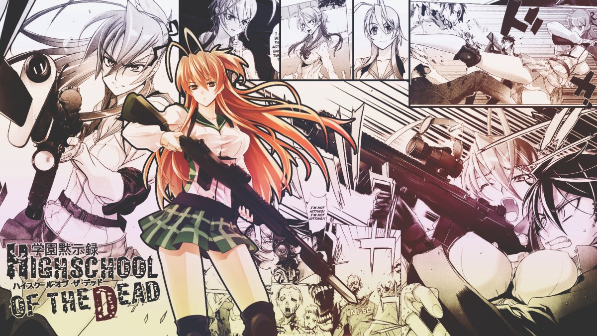 Highschool of the Dead Зомбилэнд сага