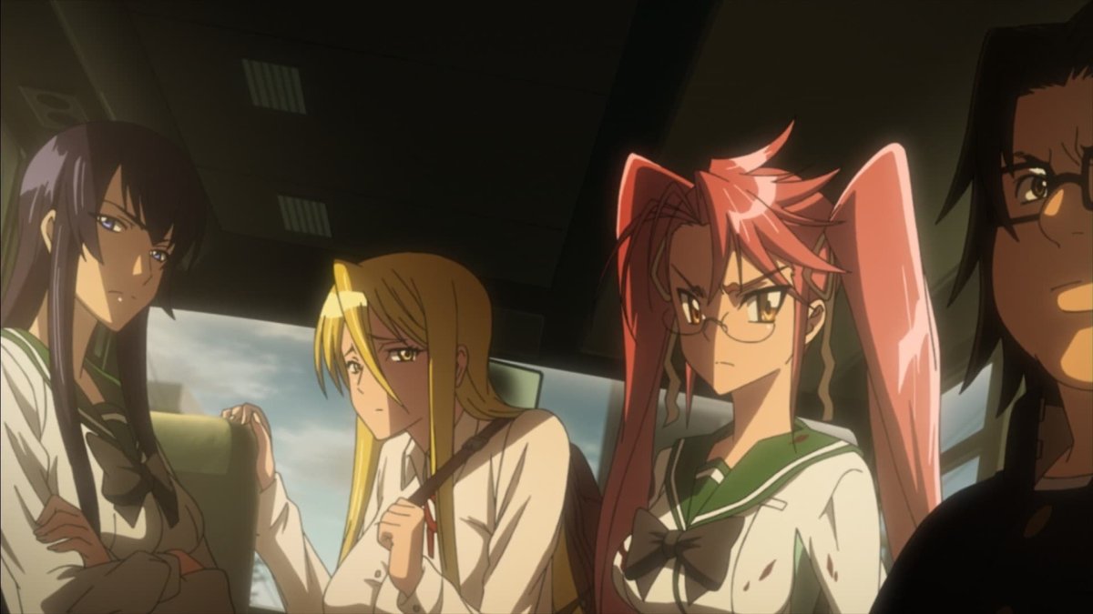 Highschool of the Dead («школа мертвецов», 2010)