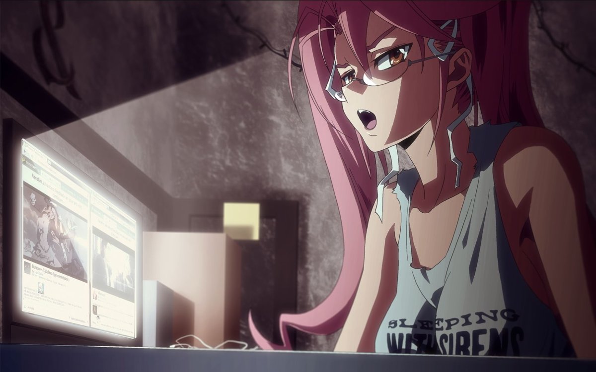 Аниме школа мертвецов Такаги