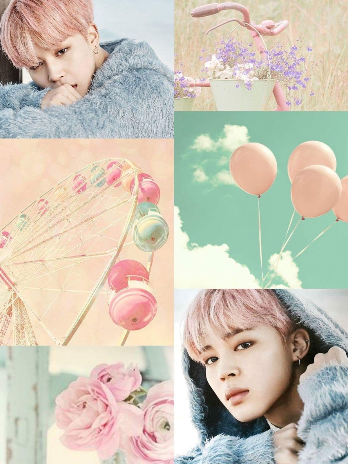 БТС Чимин коллаж