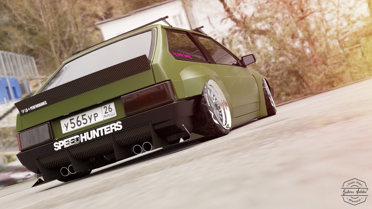 ВАЗ 2108 тюнингованная