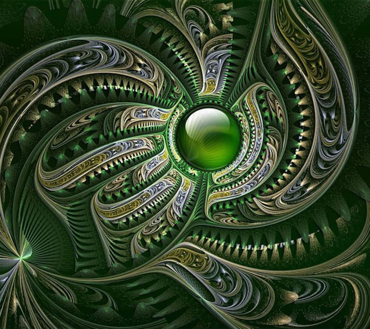Фрактал малахит
