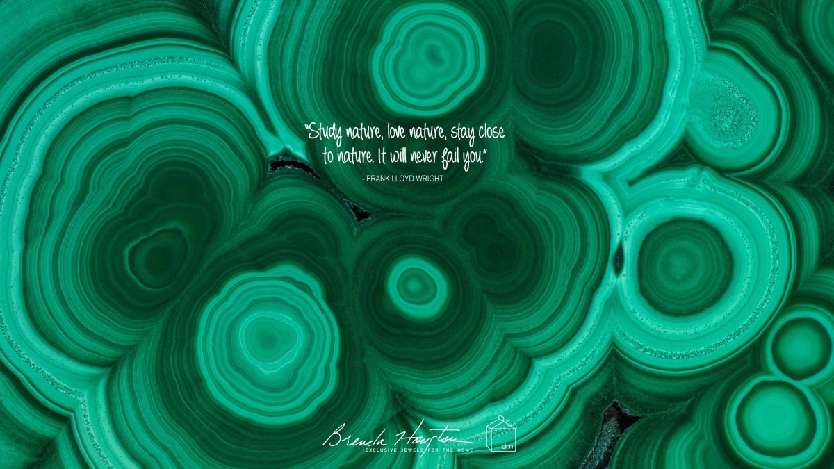 Малахит срез камня натурального