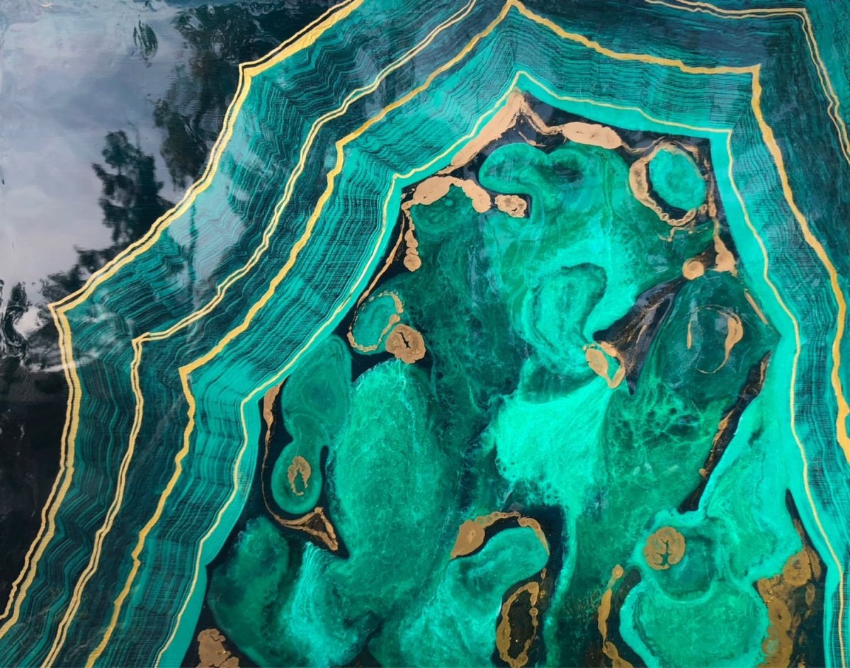 Malachite Gold мрамор