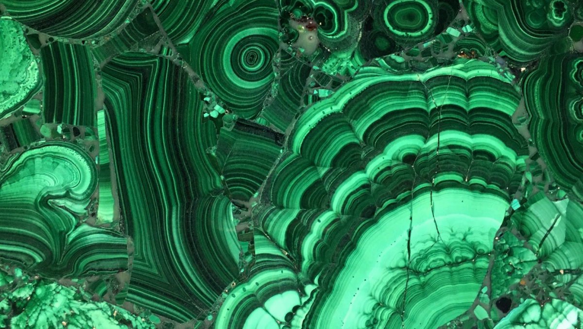 Радиально Лучистый малахит