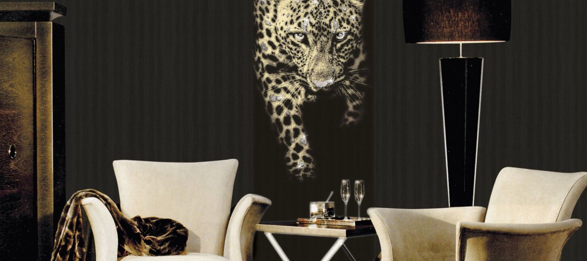Роберто Кавалли интерьер леопард