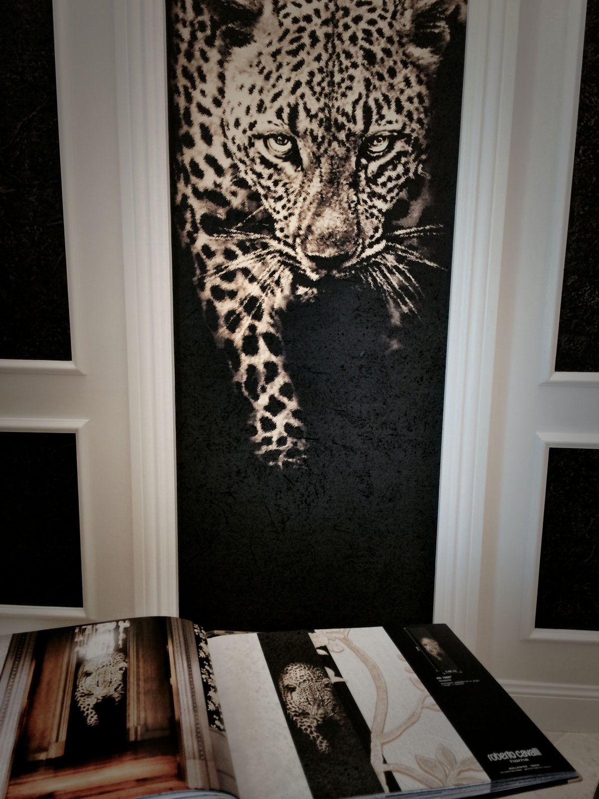 Панно снежный Барс Роберто Кавалли