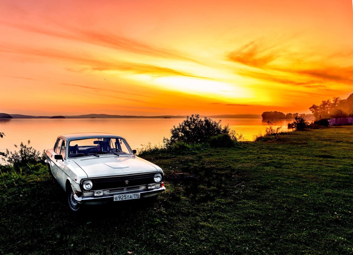 ГАЗ 24 Волга закат