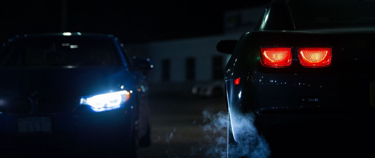 BMW m3 в темноте