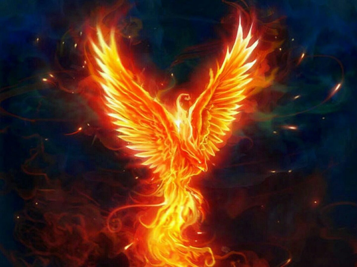 Феникс Возрождение из пепла