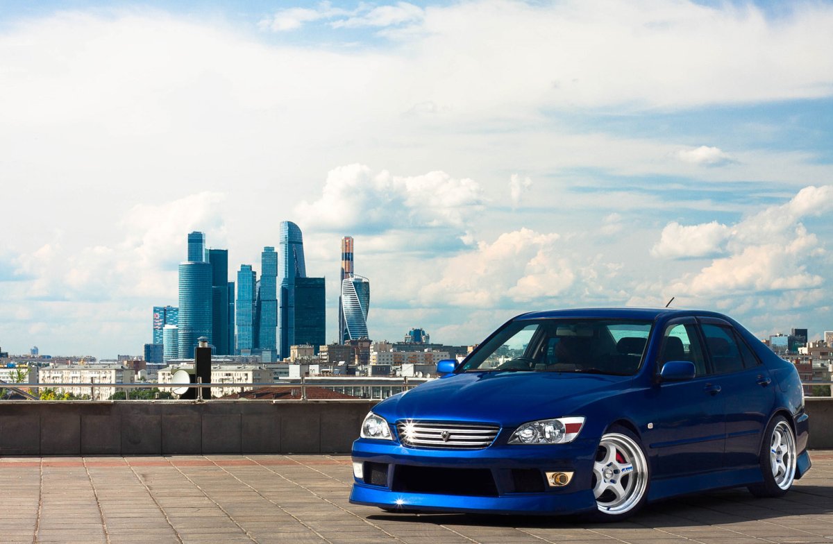 Altezza Toyota тёмно синий