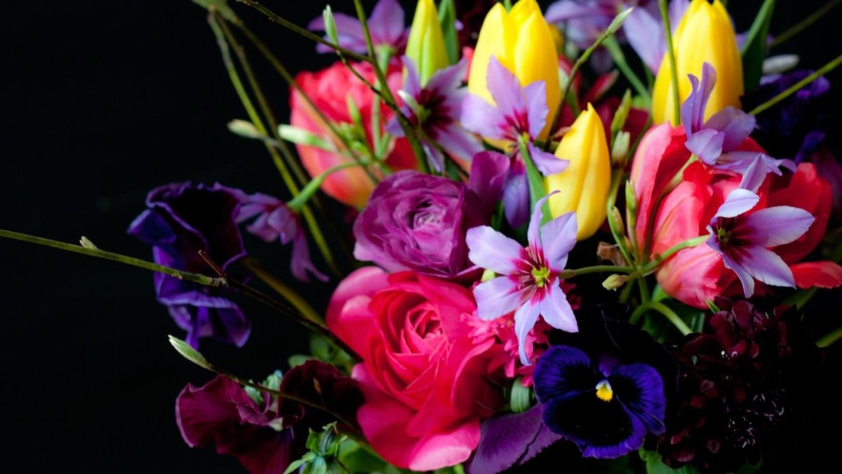 Красивый букет цветов