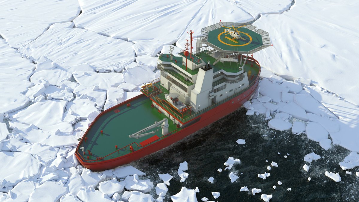 Косоходный ледокол