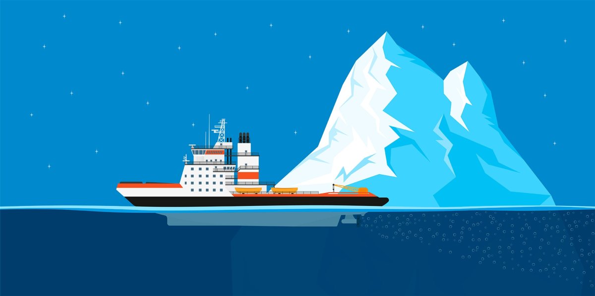 Аппликация ледокол