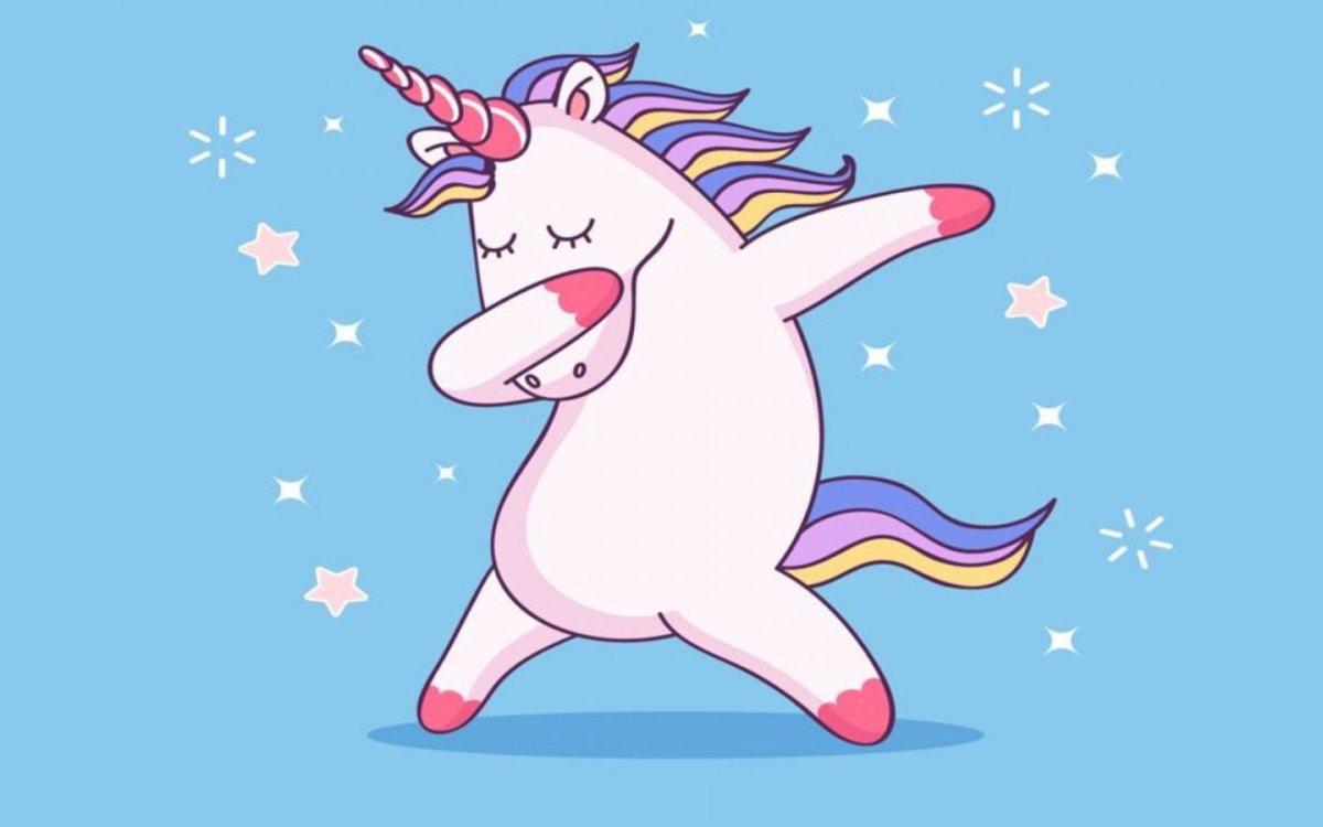 Заставка на рабочий стол Единорог
