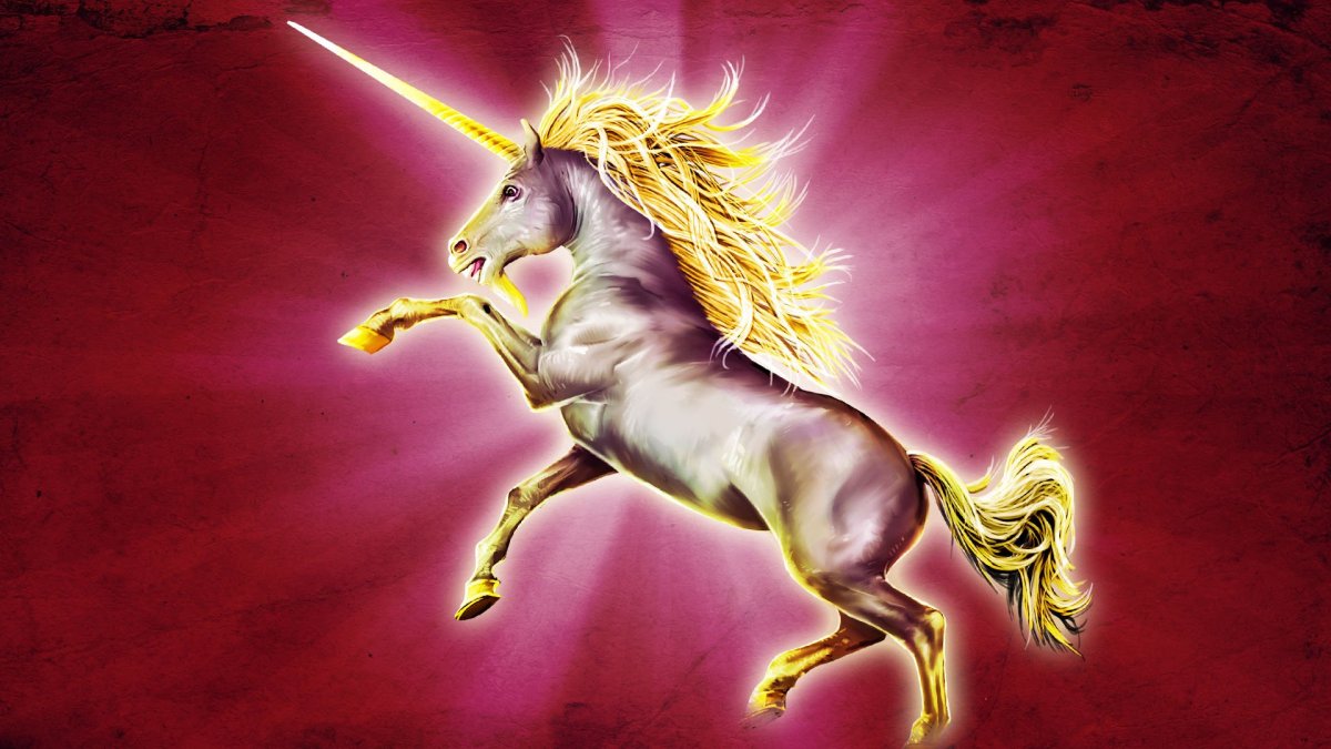 Фон с единорогами