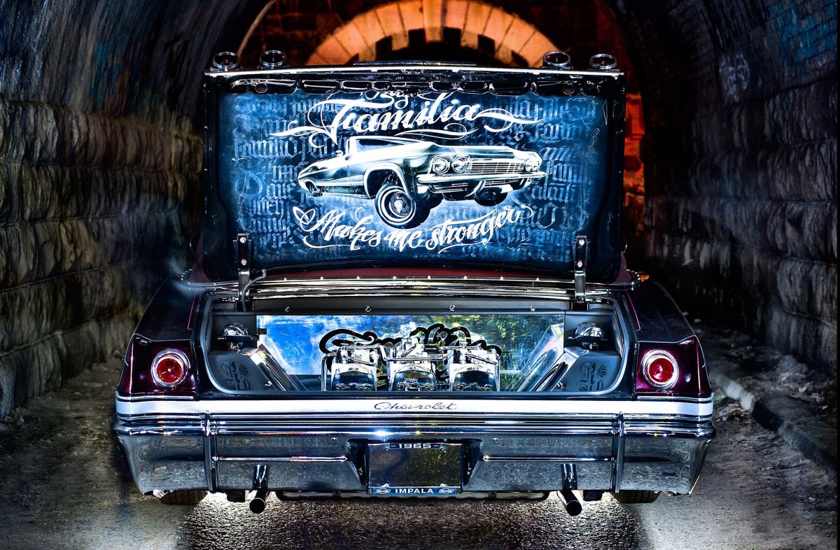 Украшение автомобиля в стиле гангста