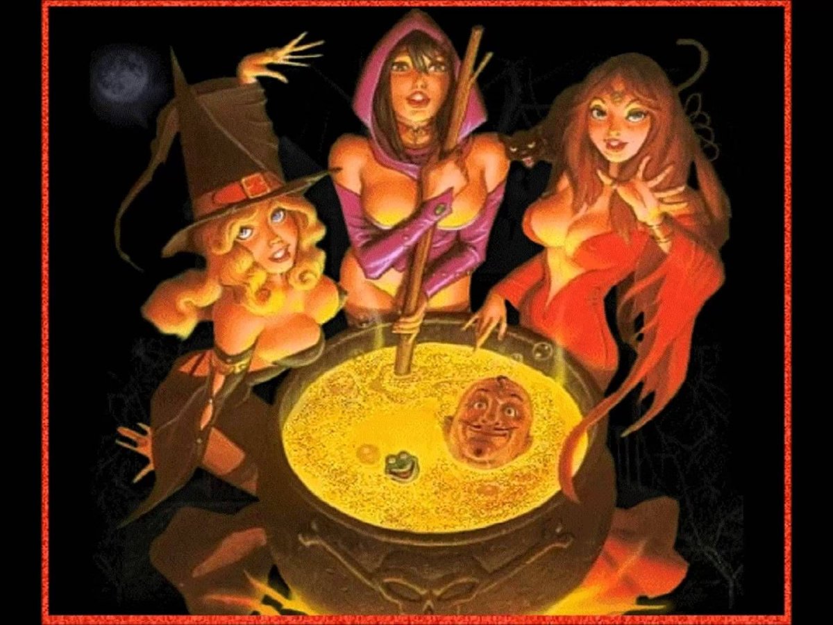 Хэллоуин шабаш ведьм