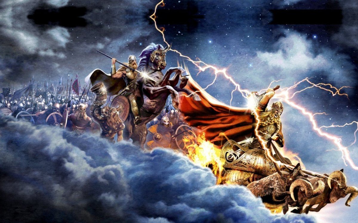 Один и вороны Хугин и Мунин