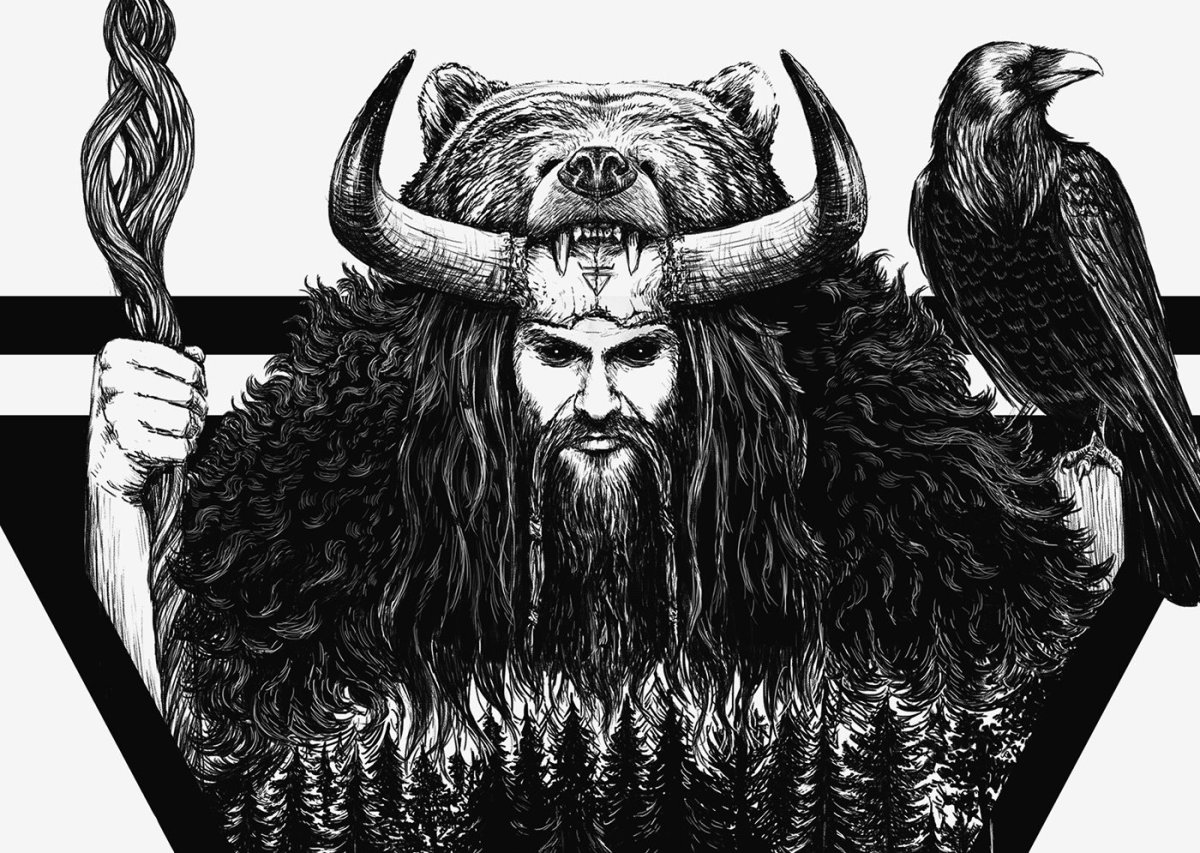 Тату Локи Скандинавская мифология