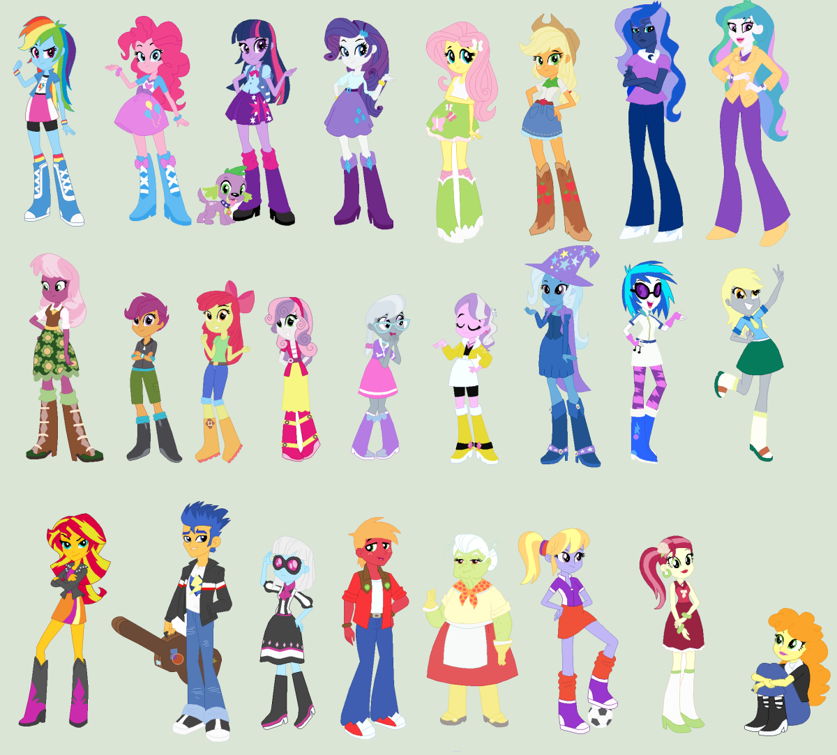 Милые пони Эквестрия герлз